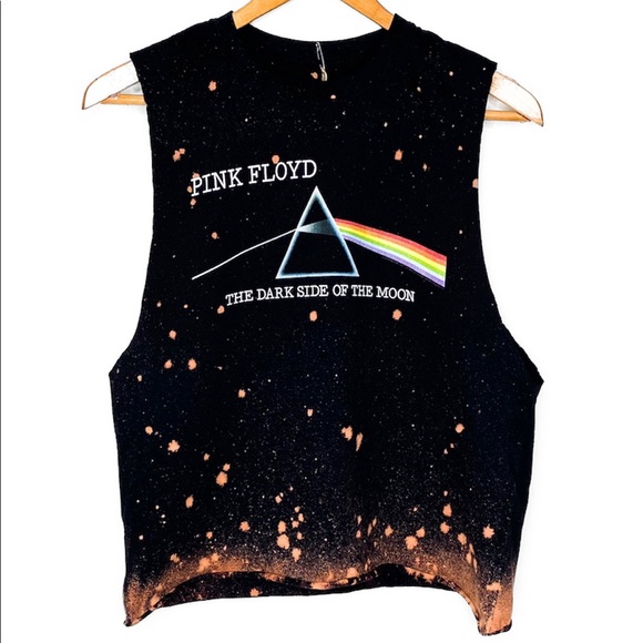 Pink Floyd Tops - Bleached Out Pink Floyd ‘DSOTM’ Tank